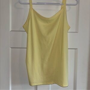 No Boundaries Yellow Fitted Sleeveless Camisole
